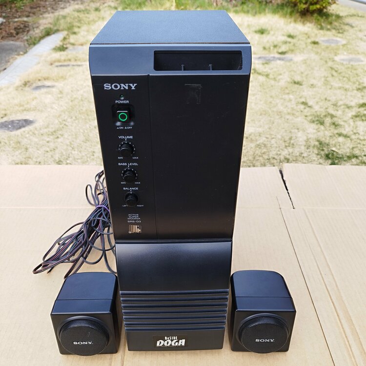 ソニースピーカーシステム Be SIDE DOGASRS-D3 SRS-DE（オーディオ・スピーカー）の商品画像 - 査定依頼日：2026年3月22日 - 最高査定価格：100,000円