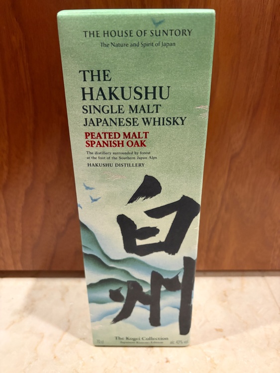 白州 SIGLE MALT PEATED MALT SPANISH OAK（お酒）の商品画像 - 査定依頼日：2026年6月16日 - 最高査定価格：33,000円