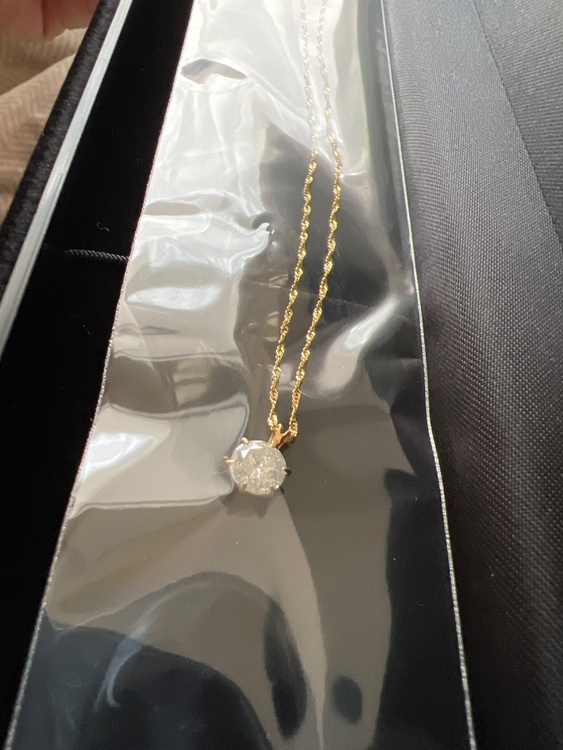 24Ｋネックレス　0.6カラットダイヤモンド（金・貴金属）の商品画像 - 査定依頼日：2026年2月24日 - 最高査定価格：70,000円