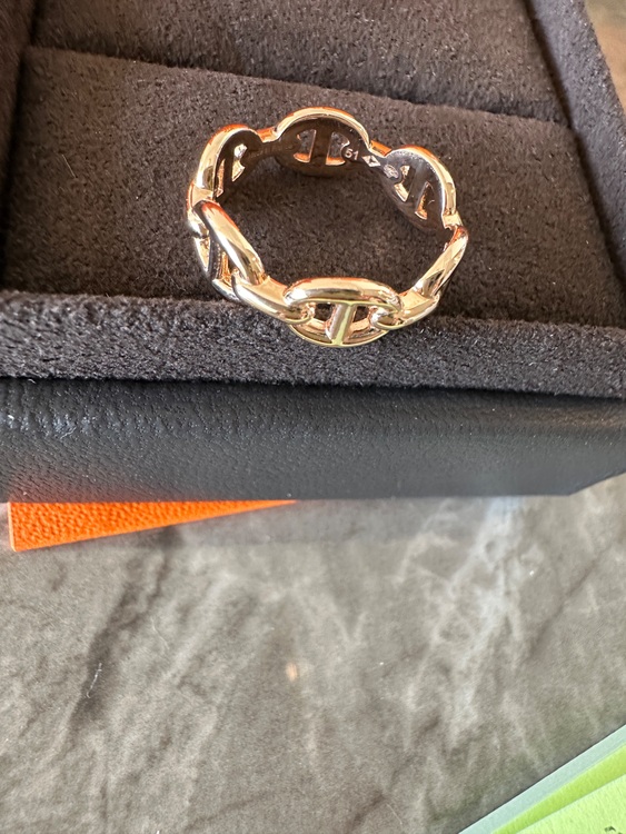 エルメス　シェーヌダンクル　アンシェネ　ピンクゴールド（金・貴金属）の商品画像 - 査定依頼日：2025年9月7日 - 最高査定価格：280,000円