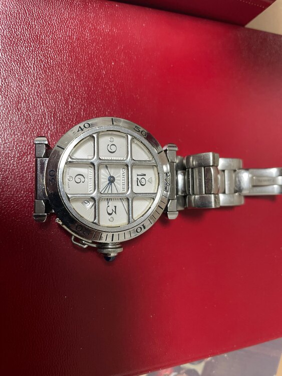 カルティエ パシャ （高級時計）の商品画像 - 査定依頼日：2024年12月20日 - 最高査定価格：350,000円