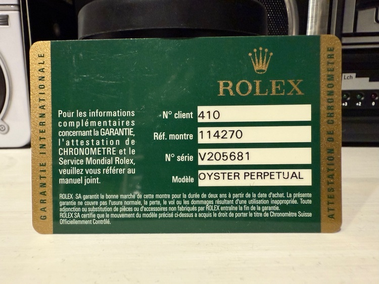 ロレックス エクスプローラー 11427（高級時計）の商品画像 - 査定依頼日：2025年6月8日 - 最高査定価格：830,000円