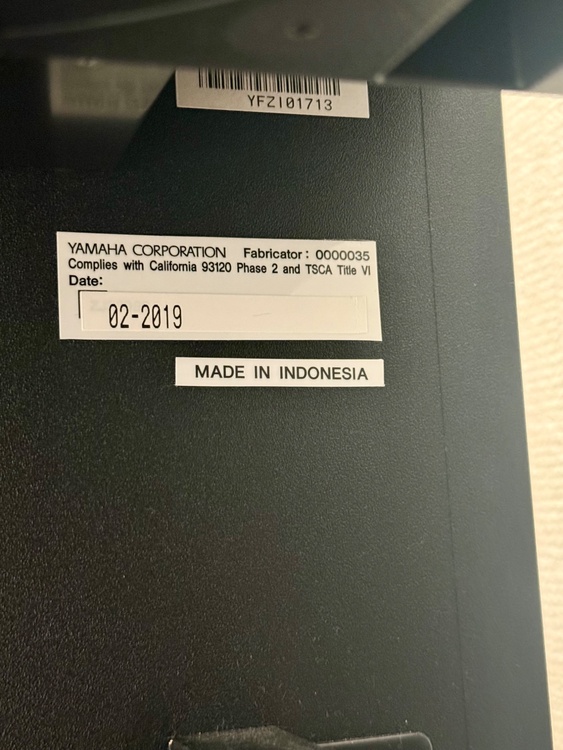 P-125 ブラック　18年製（ピアノ・楽器・PA機材）の商品画像 - 査定依頼日：2026年1月29日 - 最高査定価格：5,000円