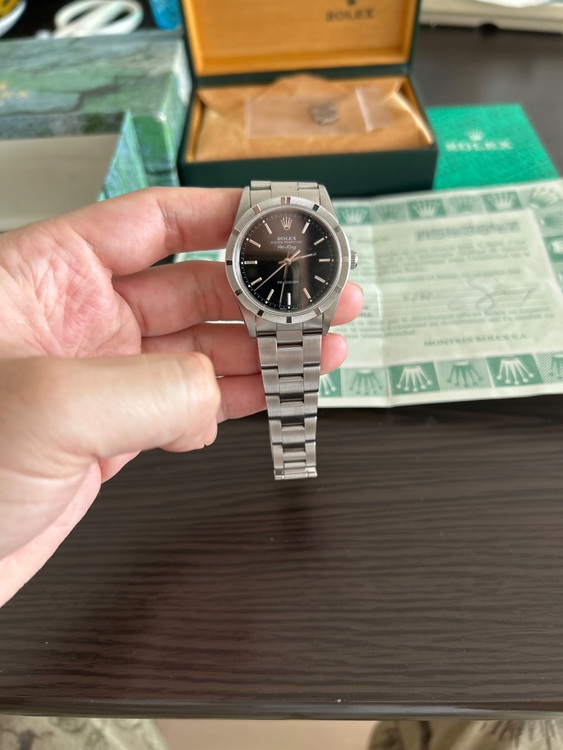 ロレックス エアキング 1401（高級時計）の商品画像 - 査定依頼日：2025年8月30日 - 最高査定価格：580,000円