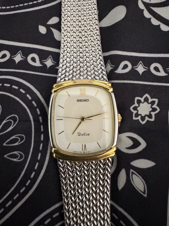 セイコー　SEIKO DOLCE 7741-5110（古着・ファッション）の商品画像 - 査定依頼日：2026年7月9日 - 最高査定価格：12,000円