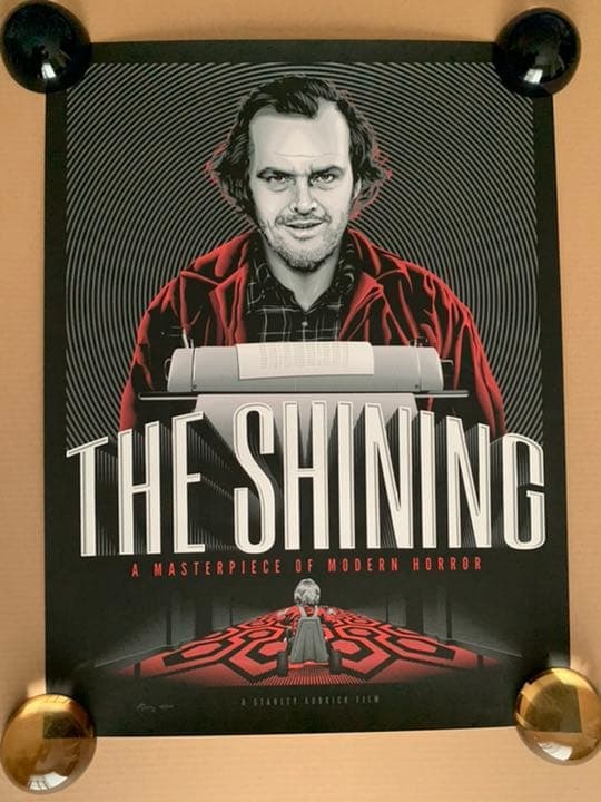 映画シャイニング アートポスター シルクスクリーン作品 オルタナティブポスター（美術品・骨董品）の商品画像 - 査定依頼日：2026年2月27日 - 最高査定価格：100,000円