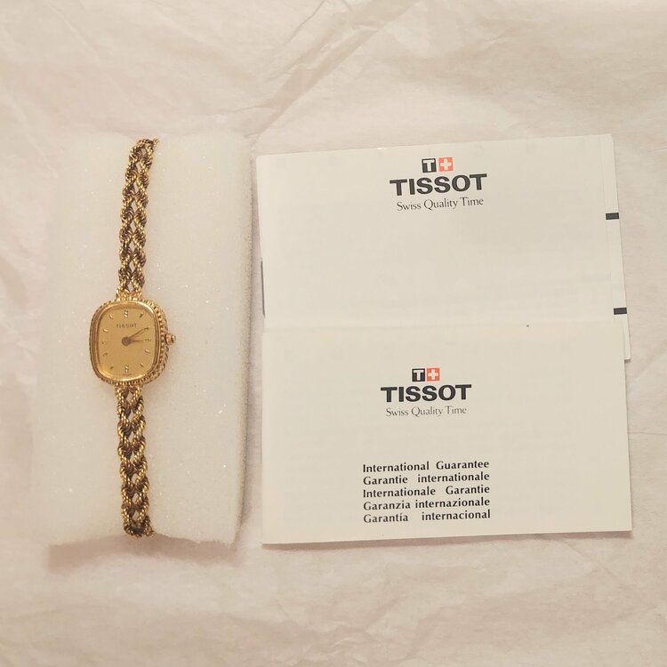 Tissot（ティソ） K18YG レディースクォーツ腕時計（高級時計）の商品画像 - 査定依頼日：2026年5月29日 - 最高査定価格：350,000円
