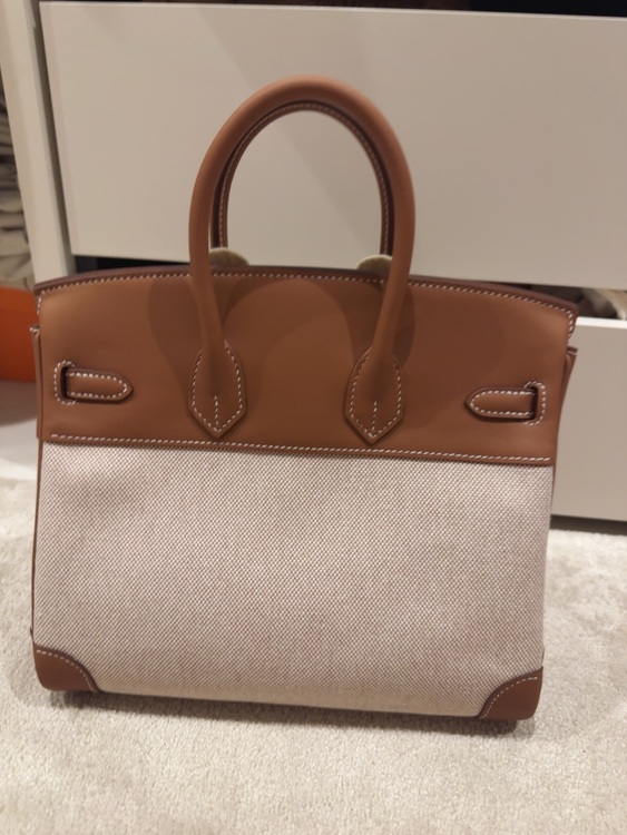 バーキン25 Z刻印　未使用シール有り　ゴールド　トワルアッシュ（ブランドバッグ）の商品画像 - 査定依頼日：2025年8月28日 - 最高査定価格：2,640,000円