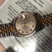 ロレックスデイトジャスト16233Gコンピュータ文字盤（高級時計）の商品画像 - 査定依頼日：2019年4月28日 - 最高査定価格：300,000円