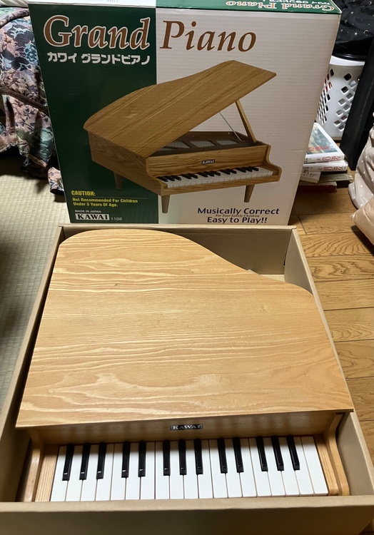 カワイグランドピアノミニ1102（ピアノ・楽器・PA機材）の商品画像 - 査定依頼日：2026年3月21日 - 最高査定価格：5,000円