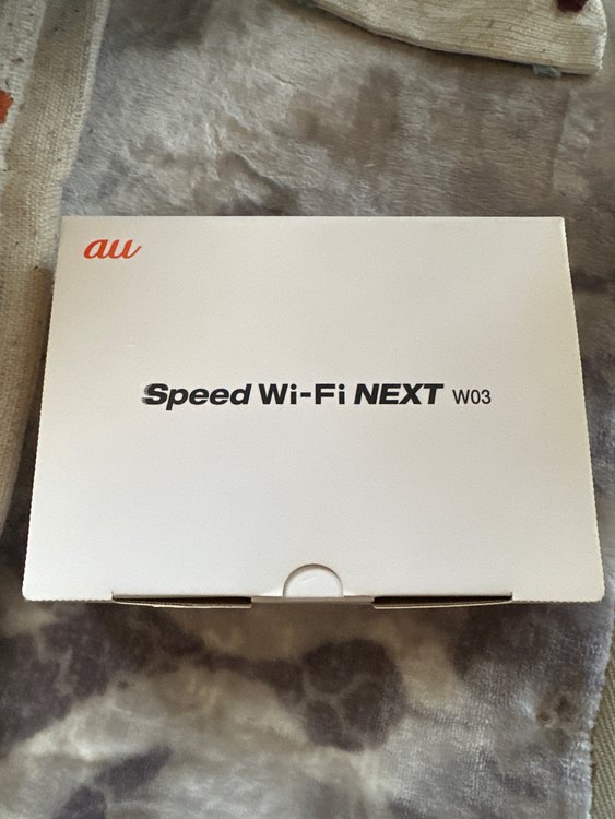 SPEED WiFi NEXT W03（家電）の商品画像 - 査定依頼日：2023年5月24日