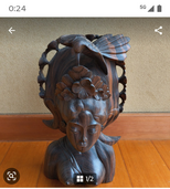 インドネシア　アイアンウッドの彫物（美術品・骨董品）の商品画像 - 査定依頼日：2026年8月30日 - 最高査定価格：3,000円