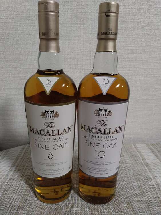 マッカランファインオーク8年10年（お酒）の商品画像 - 査定依頼日：2025年4月3日 - 最高査定価格：19,500円