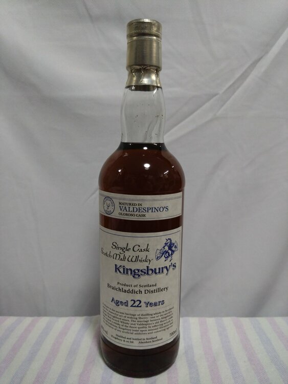 ブルイックラディ22年（お酒）の商品画像 - 査定依頼日：2026年4月6日 - 最高査定価格：57,000円