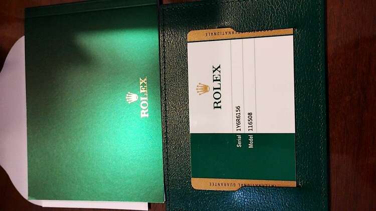 ロレックス デイトナ 116508g（高級時計）の商品画像 - 査定依頼日：2025年3月24日 - 最高査定価格：6,400,000円