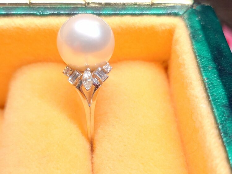 ミキモト プラチナ 真珠 指輪（宝石）の商品画像 - 査定依頼日：2026年3月26日 - 最高査定価格：40,000円