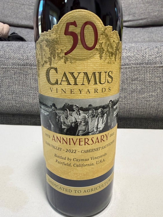 CAYMUS VINEYARDS 2022（お酒）の商品画像 - 査定依頼日：2026年5月5日 - 最高査定価格：7,500円