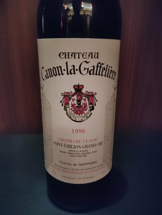 シャトーカノン・ラ・ガフリエール　1996年（お酒）の商品画像 - 査定依頼日：2026年3月11日 - 最高査定価格：8,000円
