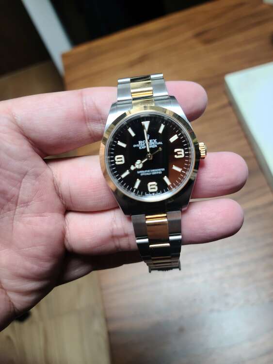 エクスプローラー1 コンビ（高級時計）の商品画像 - 査定依頼日：2025年5月1日 - 最高査定価格：1,550,000円