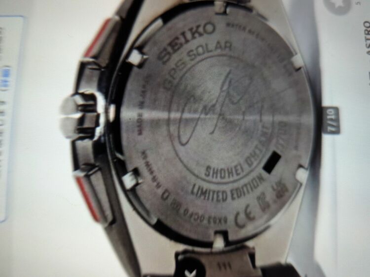 セイコー その他 セイコーアストロン大谷翔平SBXC141（高級時計）の商品画像 - 査定依頼日：2025年10月28日 - 最高査定価格：120,000円