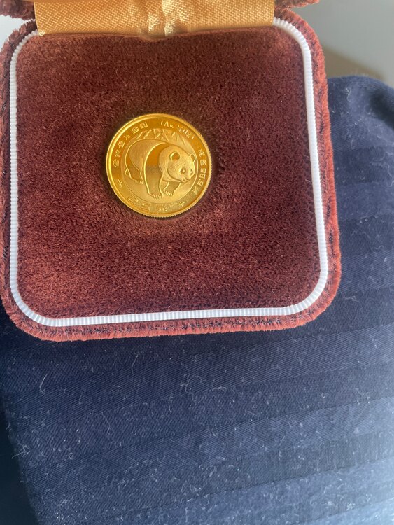 1983年25元パンダコイン（金・貴金属）の商品画像 - 査定依頼日：2025年4月29日 - 最高査定価格：1,000,000円