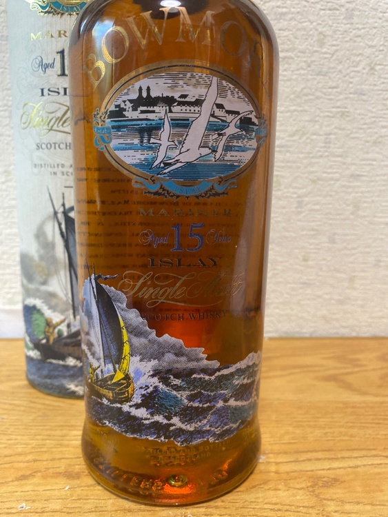 ボウモアマリーナ15年シルクプリントカモメラベル750ml43%（お酒）の商品画像 - 査定依頼日：2026年1月13日 - 最高査定価格：24,000円