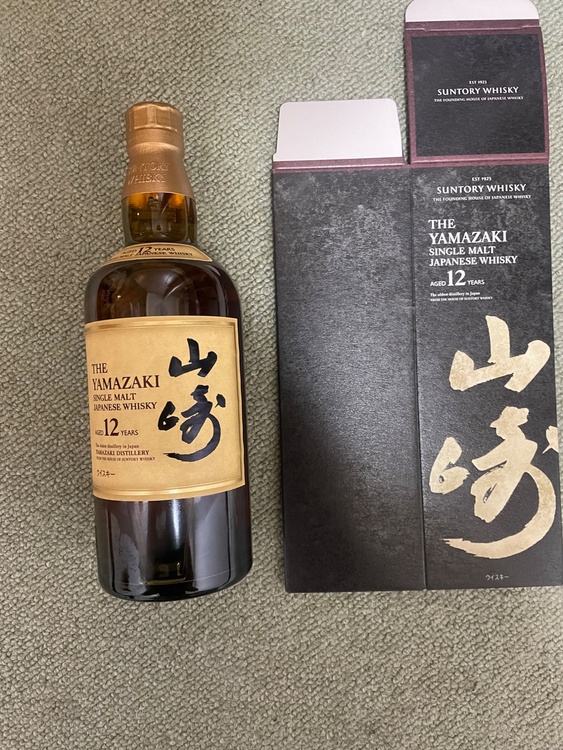 山崎12年（お酒）の商品画像 - 査定依頼日：2026年4月29日 - 最高査定価格：21,400円
