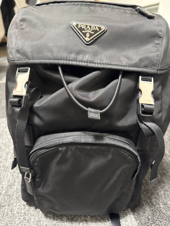 Re-Nylon xサフィアーノレザー バックパック（ブランドバッグ）の商品画像 - 査定依頼日：2026年3月4日 - 最高査定価格：135,000円