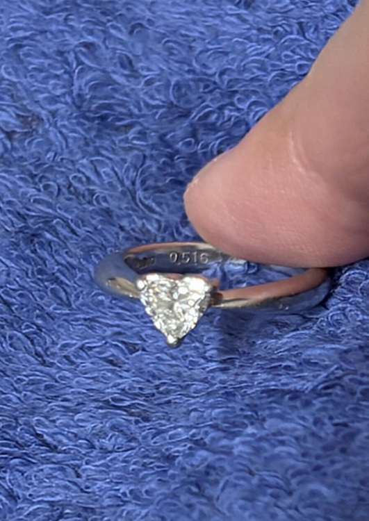 ダイヤの指輪（金・貴金属）の商品画像 - 査定依頼日：2025年9月6日 - 最高査定価格：100,000円