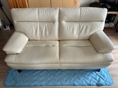 ハイバックソファー ルーニー2.5 アイボリー#KR01（家具・寝具）の商品画像 - 査定依頼日：2026年2月22日 - 最高査定価格：5,000円