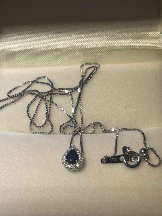 ロイヤルブルーサファイヤペンダント（宝石）の商品画像 - 査定依頼日：2025年7月21日 - 最高査定価格：50,000円