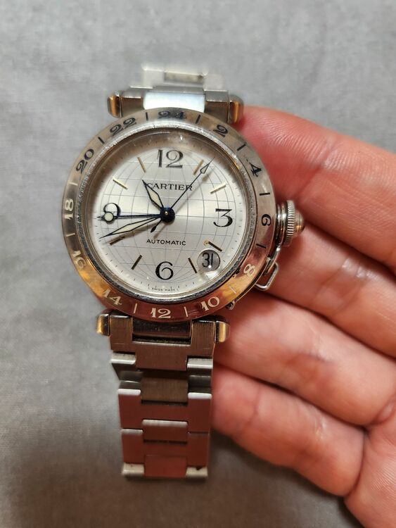 カルティエ パシャ 2377 SS（高級時計）の商品画像 - 査定依頼日：2025年6月20日 - 最高査定価格：280,000円