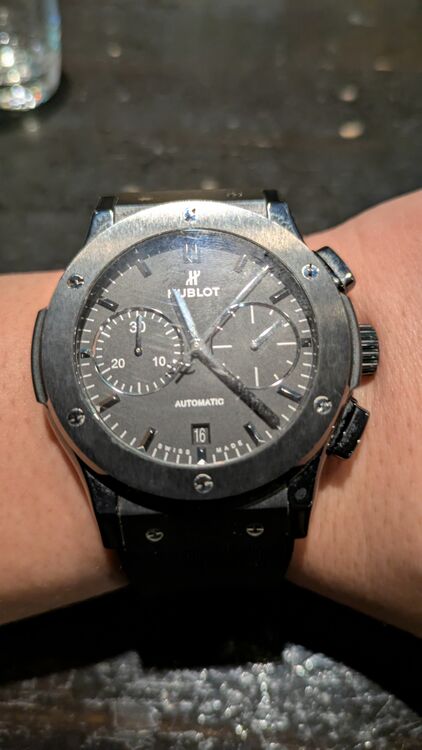 ウブロ クラシックフュージョン クラシック・フュージョン クロノグラフ チタニウム（高級時計）の商品画像 - 査定依頼日：2025年10月23日 - 最高査定価格：800,000円