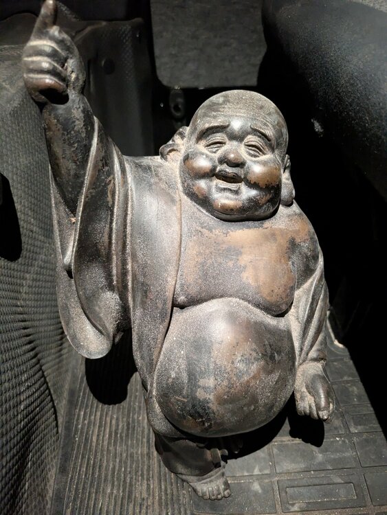 九谷焼布袋様置物2点（美術品・骨董品）の商品画像 - 査定依頼日：2026年8月23日 - 最高査定価格：100,000円