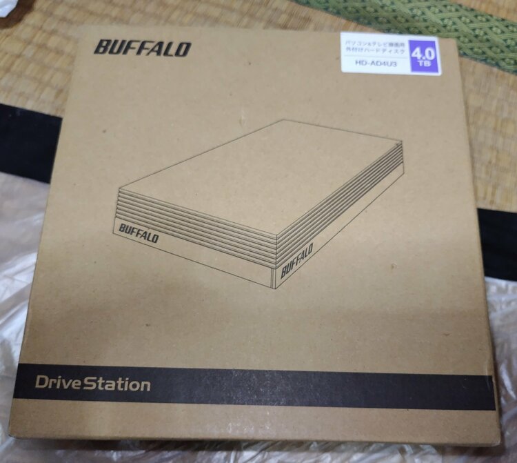 バッファロー外付けHDD（家電）の商品画像 - 査定依頼日：2026年5月19日 - 最高査定価格：6,100円