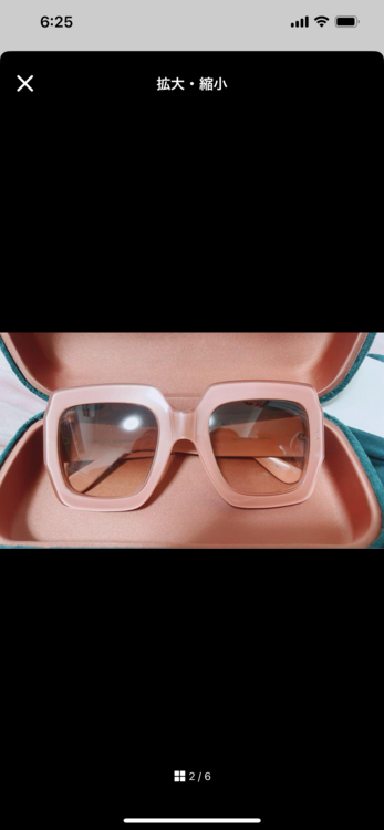 スクエアサングラス（ブランド財布・小物）の商品画像 - 査定依頼日：2025年3月17日 - 最高査定価格：11,000円