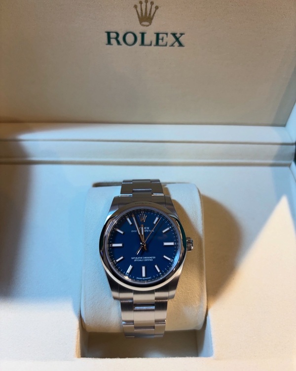 オイパペ34 青（高級時計）の商品画像 - 査定依頼日：2025年6月12日 - 最高査定価格：1,300,000円