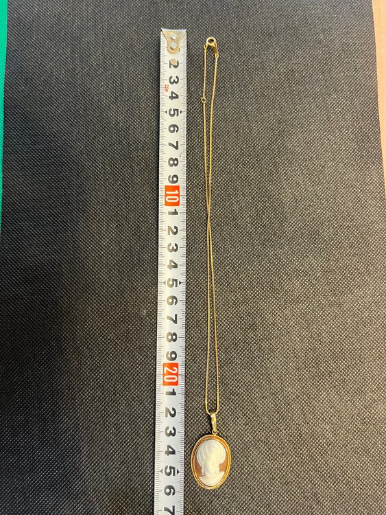 カメオネックレス　K18刻印（金・貴金属）の商品画像 - 査定依頼日：2025年5月6日 - 最高査定価格：60,000円