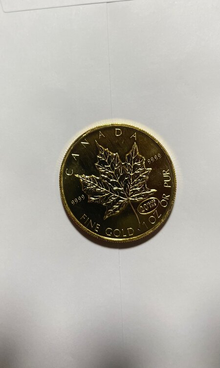 メイプルリーフコイン（金・貴金属）の商品画像 - 査定依頼日：2024年12月24日 - 最高査定価格：446,000円