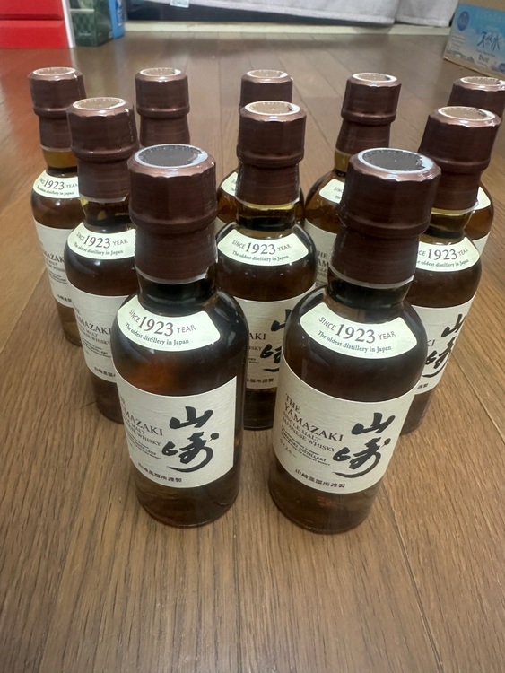 山崎　180ml（お酒）の商品画像 - 査定依頼日：2025年6月16日 - 最高査定価格：23,000円