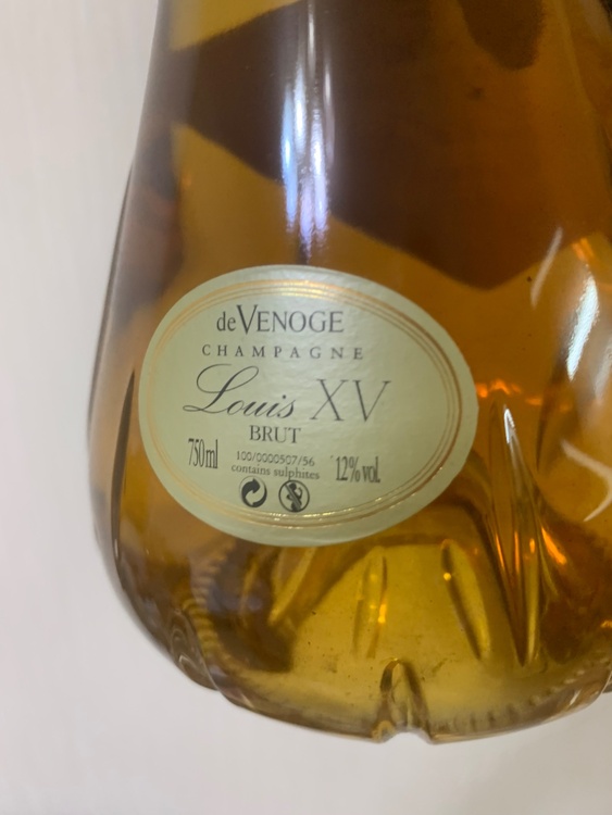  de venoge louis xv 1995brut（お酒）の商品画像 - 査定依頼日：2026年2月8日 - 最高査定価格：13,000円