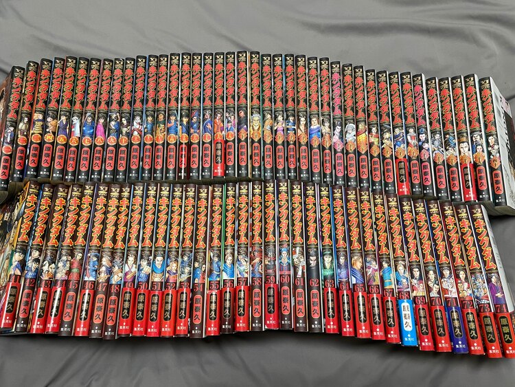 キングダム 全巻セット（古本）の商品画像 - 査定依頼日：2025年3月12日 - 最高査定価格：15,000円