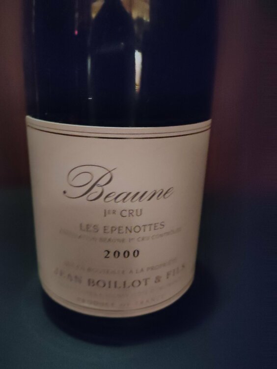 ボーヌ　プルミエクリュ　レ・ゼプノ　ジャン・ボワイヨ・エ・フィス　2000年（お酒）の商品画像 - 査定依頼日：2026年3月11日 - 最高査定価格：6,000円