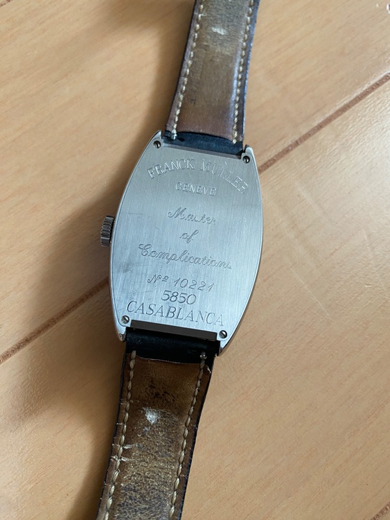 フランクミュラー カサブランカ 5850 cas（高級時計）の商品画像 - 査定依頼日：2026年3月24日 - 最高査定価格：420,000円