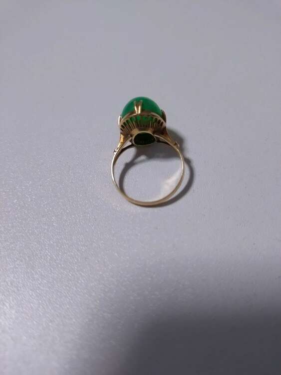 翡翠リング（金・貴金属）の商品画像 - 査定依頼日：2024年2月23日 - 最高査定価格：45,000円