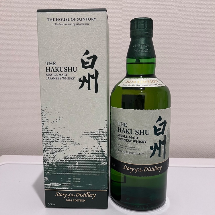 白州 THE HAKUSHU SINGLE MALT JAPANESE WHISKY ストーリー・オブ・ザ・デスティニー 2024EDITION（お酒）の商品画像 - 査定依頼日：2026年8月24日 - 最高査定価格：14,000円