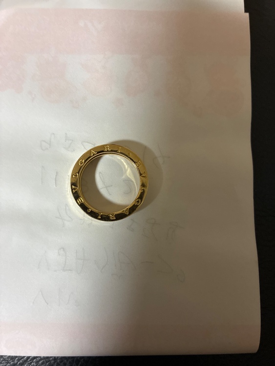 BVLGARI ブルガリ B-zero1 ビーゼロワン リング ゴールドカラー（金・貴金属）の商品画像 - 査定依頼日：2026年9月6日 - 最高査定価格：130,000円