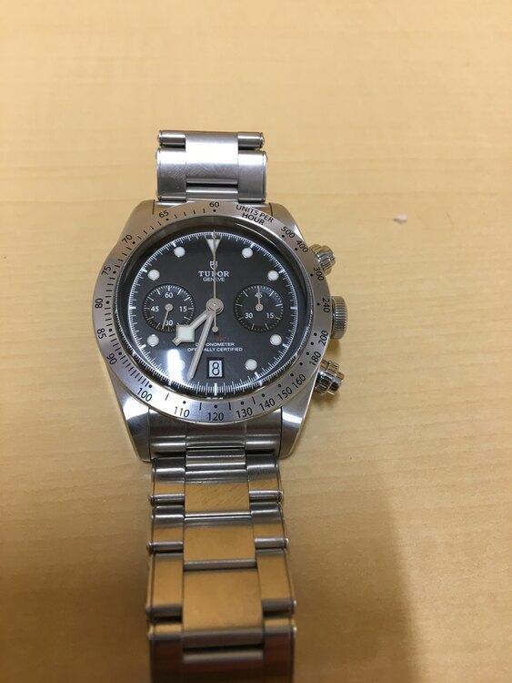 ブラックベイクロノ（高級時計）の商品画像 - 査定依頼日：2023年12月19日 - 最高査定価格：370,000円