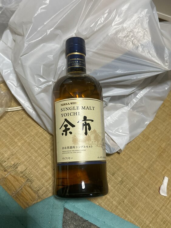 ウイスキー ニッカ 余市 （お酒）の商品画像 - 査定依頼日：2025年5月15日 - 最高査定価格：5,000円