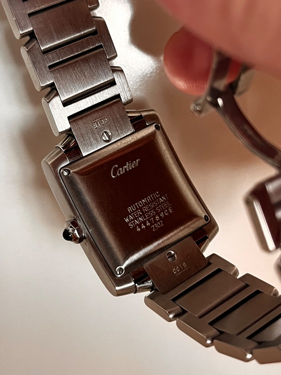 カルティエ タンク w51002q3  ss at  シルバーもじば（高級時計）の商品画像 - 査定依頼日：2025年8月25日 - 最高査定価格：350,000円